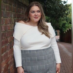 Off the shoulder sweater